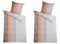 MB Warenhandel24 Bettwäsche Seersucker Microfaser 4 teilig Doppelpack Spar Set mit Reißverschluss 2X 135x200 cm + 2X 80x80 cm (ARJAN)