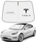Parasol Parabrisas de Automóvil, para Tesla Model 3 Y 2016-2023 Blocks UV Rays Protector Parasol Plegable, Mantenga Su Vehículo Más Fresco