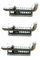 Housoutil Sprung Bolt Latch Bird Stainless Steel Bolts 3 Pcs Thickened Latch Gate Latches Cage Spring Stainless Steel Bolt Spring Bolt Safety Door Lock Pet Cage Heavy Dog Cage