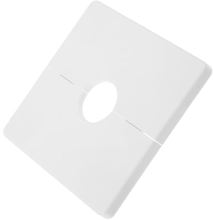 Housoutil Plate Wall Flange Cover Sturdy and Aesthetic Sealant Strip for Shower Flange Simple Installation