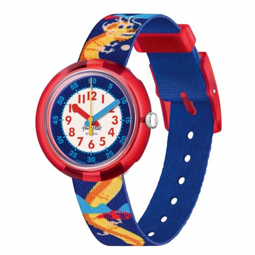 FLIK FLAK Montre FPNP134C Year of The Dragon, Multicolore, Bracelet