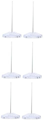 SEWACC 6 Stück Vorladungsgabel Rechnungsgabel Spike Quittungshalter Büro Rechnungshalter Büro Memo Halter Papierhalter Für Büro Scheck Spindelhalter Schreibtisch Papierhalter