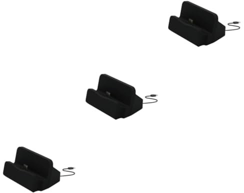 Caricabatterie Da Tavolo 3 Pezzi Caricabatterie Per Telefono Docking Station Di Tipo C Docking Station Di Tipo C Nero KITANDOVE
