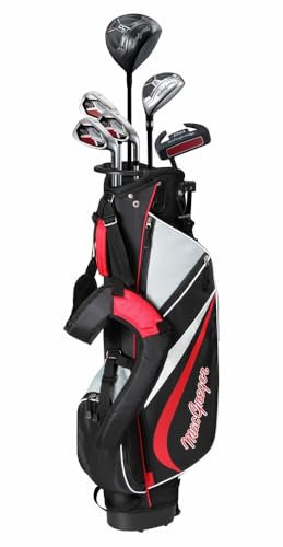 MacGregor Golf DCT4000 Golf Clubs Set with Bag, Mens Right Hand (6 Clubs / 9 Pieces)