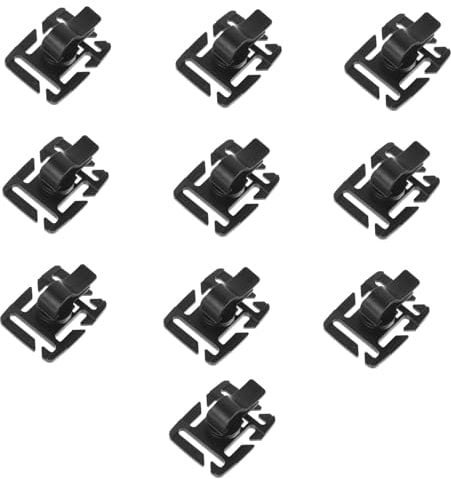 TOKIDNY Climbing Gear Hook 10pcs Water Tube Clip for Hydration Pack Easy Installation and Rotating Clamp