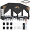 Sekey One-Touch Pop Up Pavillon 3x6 mit Seitenteile, Partyzelt Faltpavillon 3x6m Wasserdicht Stabil, Vereinfachte Installation in 1 Minute, Robust Windfest Regenfest für Camping Festival Party,Schwarz