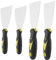 DIYEAH 4 Pièces Grattoir Métallique Spatules Outils de Cloison Sèche pour Nettoyage Réparation Application de Peinture Colle