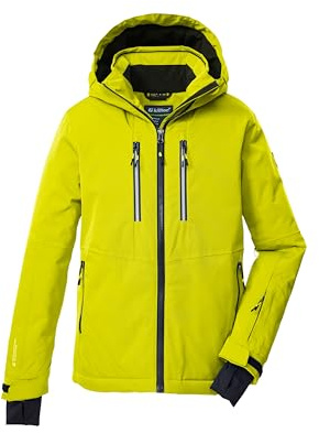 killtec Boy's Ksw 191 Bys Ski Jckt Ski jacket/functional jacket with hood and snow guard
