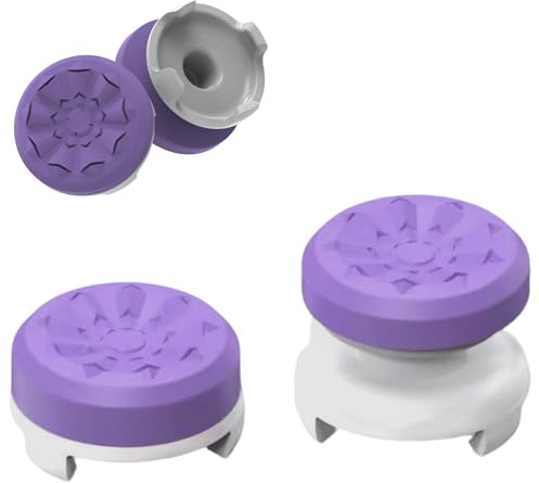 JHXhhthongtong Performance Thumbsticks, Erhöhter Controller Aufsatz, Silikon Thumbsticks Griffe Mützen, für PS5 und PS4 Controller, 1 High-Rise & 1 Mid-Rise, Steuerung und Reduzieren Daumen Müdigkeit