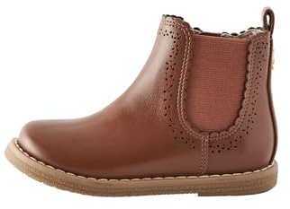 NEXT Mädchen Standard Passform (F) Ankle Boots in Chelsea-Optik Hellbraun 29