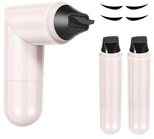Eyeliner Stempel, 2 Stück Drehbare Eyelinerschablone mit Präzisions-Wing-Tip Stift für Natürlichen Augen-Makeup, Langanhaltend Wischfest und Einfache Anwendung für Täglichen Look sowie(Schwarz)