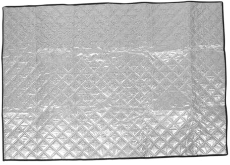 iplusmile Insulated Tailored Aluminum Foil Cases with High-reflectivity Freezer Cover for Shape, 63x43.3in, Slows Heat Transfer and Protects Compressor Chest Freezers Display