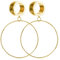 FECTAS 1 Paar Gold Ohr Piercing Plug Set mit Ring Chirurgenstahl Flesh Ohr Tunnel Expander Piercing Schmuck (4-20mm)