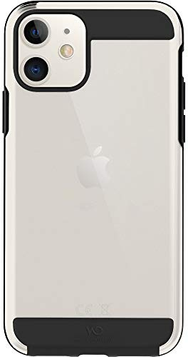 Hama White Diamonds Innocence Tough Clear Schutzhülle (für Apple iPhone 11, idealer Rundumschutz, leicht, TPU-Termoplastik) schwarz