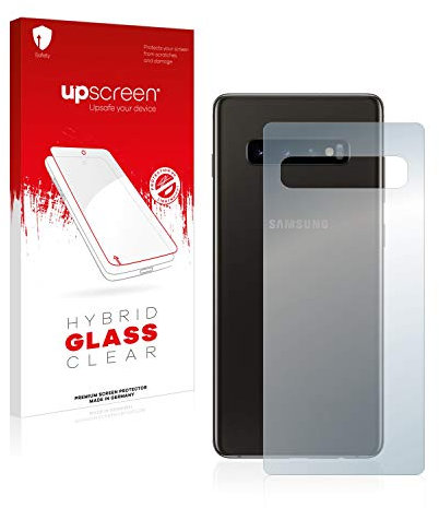 upscreen Schutzglas für Samsung Galaxy S10 (Rückseite) Schutzfolie, Glas-Folie [Klar, 9H Panzerschutz, Anti-Fingerprint]