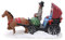Toyland® Mini-Figuren aus Kunstharz, für Weihnachten, Sammlerstück – Dorf-Szene – Weihnachtsfiguren (Kutschenfahrt)