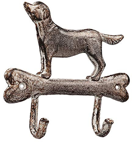 /N 2er Haken aus Gusseisen - Hund | von softwarego (85515)