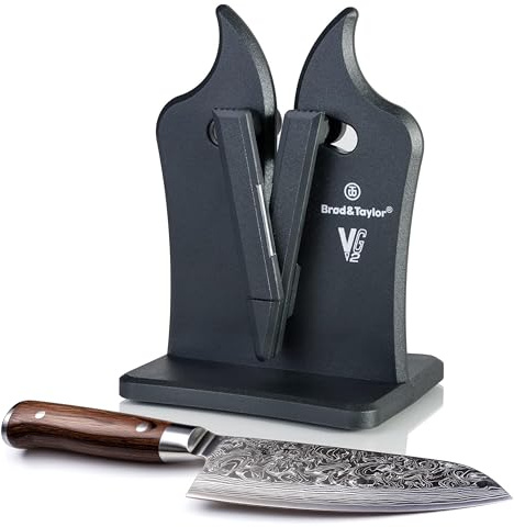 Brod & Taylor VG2 Classic Knife Sharpener | 3-Action Tungsten Carbide (Nylon)