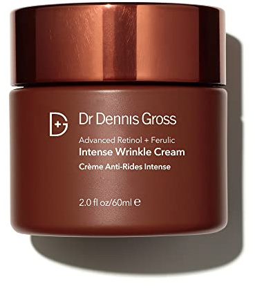 Dr Dennis Gross Advanced Retinol and Ferulic Intense Wrinkle Cream, White, 2 Ounce (Pack of 1)
