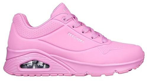 Skechers Uno Stand On Air, Scarpe da ginnastica Donna, Pink Durabuck Mesh, 38 EU