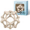 MCGMITT Greifball für Babys und Kleinkinder - BPA-frei Silikon Beißring Fördert Sensorik Stimulation und Feinmotorik Perfekt zum Greifen und Kauen 0-36 Monaten Weiches sicheres Babyspielzeug (Beige)