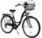 Milord Komfort Fahrrad mit Korb Hollandrad, Damenfahrrad, Citybike, Retro, Vintage, 26 Zoll, Schwarz, 7-Gang