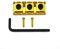 SAPHUE 42 mm Gitarre Tremolo Bridge Sicherungsmutter 1-11/16 Zoll für Floyd Rose Style E-Gitarre Tremolo Bridge Lock System (Gold)