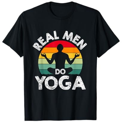 Echte Männer machen Yoga T-Shirt