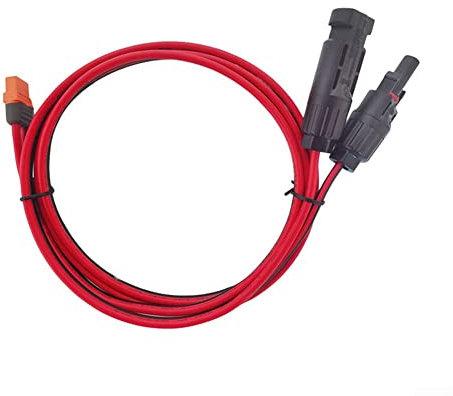 QOXEZY Solar-Ladekabel-Verlängerungskabel, Adapter, 12 für AWG, XT60I, Batterie-Adapterkabel, für Solarpanel-Ladung, kompatibel mit XT60i-Adapter-Stecker, Solarpanel