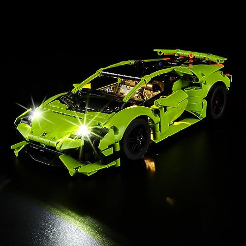YEABRICKS LED Licht für Lego-42161 Technic Lamborghini Huracán Tecnica Bausteine Modell (Lego set nicht enthalten)