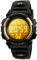 Dayllon Digitaluhr Kinder Uhren für Jungen Armbanduhr Kinder Outdoor Sport 50M Wasserdicht Elektronische 12/24 H Wecker Stoppuhr/Kalender/LED-Licht/Datum Junge Mädchen Black Gold XS(3-10 Year Old)