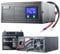 Notstromversorgung UPS 1000VA/800W mit Akku AGM 12V 100AH Wechselrichter Reiner Sinus 12VDC USV Inverter LCD Integrierter Schutz CPU-Steuerung unterbrechungsfreie Spannungsversorgung Stromversorgung