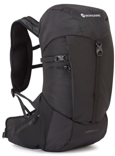 Montane Trailblazer XT 25 Black One Size Rucksack, Erwachsene, Unisex, mehrfarbig (mehrfarbig), Einheitsgröße