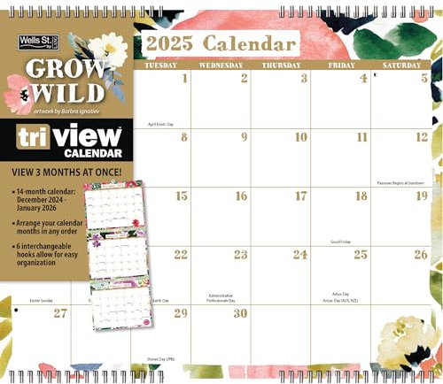 WSBL Grow Wild 2025 Tri-View Kalender (25997003504)