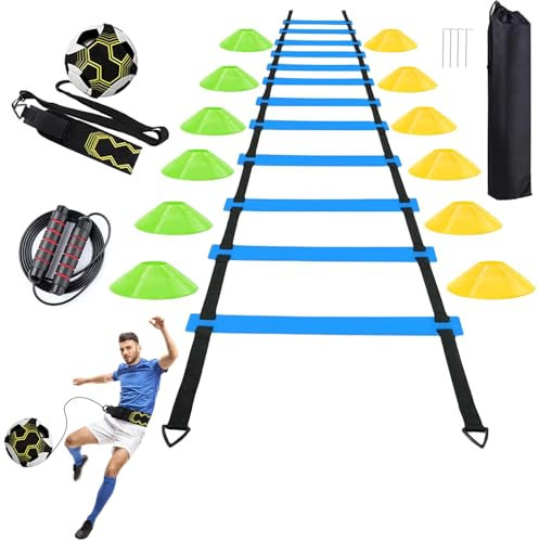 AOPUETRX Soccer Agility Training Equipment Set - Speed Training Equipment for Soccer Football Basketball