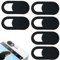 TNSRAY Webcam Abdeckung, 6 Stück Cover Kamera Laptop, Ultra dünne Web Kamera Abdeckung,Handyzubehör Schutz Ihrer Privatsphäre Online, für Computer Laptop, MacBook Pro, Smartphone, PC(Schwarz)