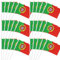 50 Pièces Portugal Drapeau Agité À La Main Mât De Drapeau En Plastique Portugais Pour La Compétition Internationale Soutien Allemagne Fête D'anniversaire Décoration De Jardin D'école Mini Drapeau