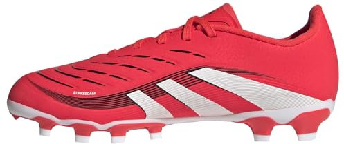 adidas Predator League Multi Ground Football Boots Kids, Scarpe da Calcio, Lucid Red/Ftwr White/Core Black, 38 2/3 EU