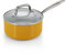 Cook N Home Nonstick Sauce Pan with Glass Lid, 3-Quart Small Saucepan Hard Anodized Non Stick Ceramic Cookware, Induction Cooking Pots and Pans with Stay-Cool Handles, Cacerola, Yellow