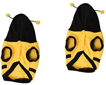 BESPORTBLE 2stücke Halloween Bienenkostüm Für Haustiere Lustiger Und Warmer Hundepullover Für Kleine Hunde Für Halloween-feiern Und Auffälliges Design Süß Und Bequem