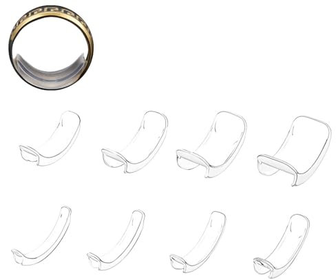 RAMGLYO Ajusteur de taille d'anneau, Réducteur d'anneau, Invisible, pour anneaux détachés, Insertion d'anneau trop grand (Différentes tailles)