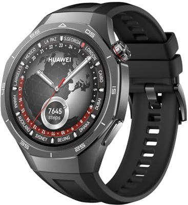 HUAWEI Cinturino nero fluorescente per orologio GT 5 Pro VILI-B29F 46 mm
