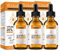 P-Beauty Gesichtsserum Vitamin C, E & Hyaluronsäure, 3x60ml Vegan - Anti Aging Serum für Faltenreduktion, Feuchtigkeit - Aufhellend, für strahlende Haut & gegen Pigmentflecken - Serum für Gesicht