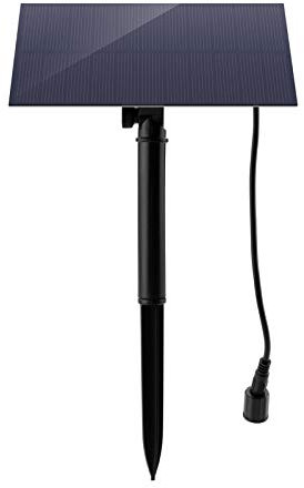 YIWEOG Fontaine d'étang Fontaine de bain d'oiseaux solaire avec panneau bricolage bain d'oiseaux pompe à eau submersible pompe à eau enfichable murale pour aquarium de piscine de jardin d'aquarium