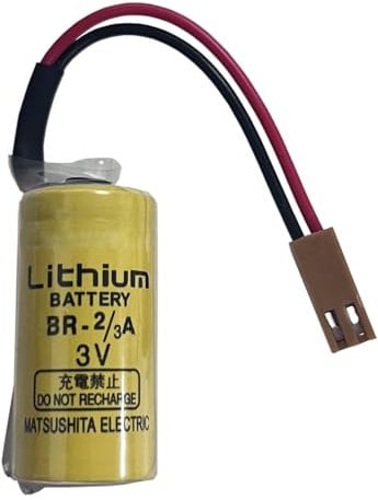 HIGHAKKU Ersatzakku BR-2/3A 3V 1600mAh PLC Cutler Hammer GE Fanuc A06B, 90-20, 90-30, PCM, IC963, A06B-0168-D111, B9712T, 44A724534-001 UVM