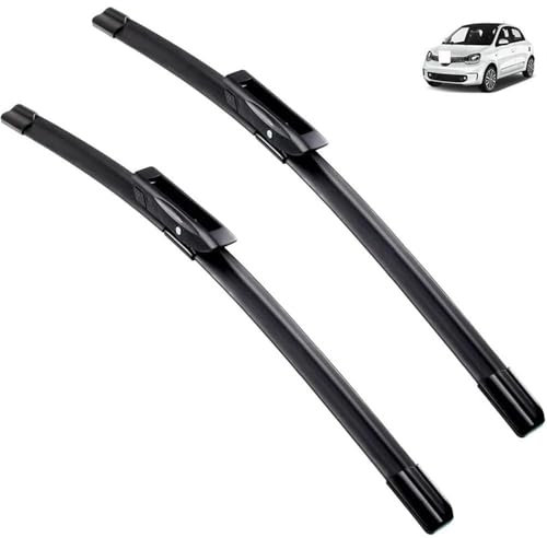 XZHOOQP Front Scheibenwischer, Für Renault Twingo 3 III 2014-2022 Scheibenwischer Vorne Wischer Windschutzscheibe Windschutz Fenster Zubehör Wischerblätter,LHD