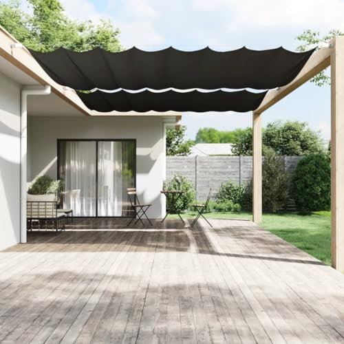 Toldo vertical antracita 300 x 420 cm tela Oxford