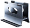 MLWSKERTY Vertikaler Laptop Stand Für Schreibtisch Gravitation Auto Lock Aluminiumhalter Für Laptop Notebook Speicherhalterung Grau Grau