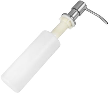 Garneck Seifenspender Für Waschbecken Handbuch Press Handseife Für Badezimmer Nachfüllbarer Flüssigkeitsseifenflasche Mit Edelstahlpumpe