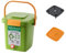 FewNvWa Seau à Compost avec Poignée pour Une Utilisation En Extérieur dans Le Jardin Ou La Cour, 15l